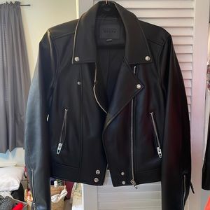 Faux leather jacket